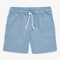 Kids stretch chino short in boardwalk stripe