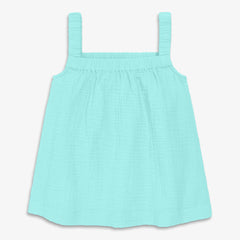 Kids cotton gauze tank