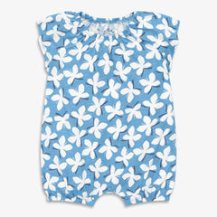 Baby flutter sleeve shortie in butterflies