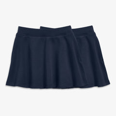Kids ponte skirt 2-pack