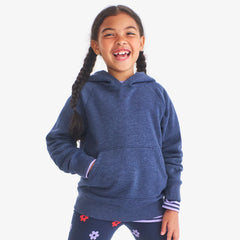 Kids cozy fleece pullover hoodie