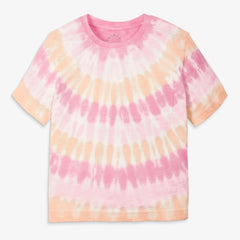 Kids easy pocket tee in tie-dye