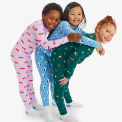 Clearance kids organic pj pant in fox trot