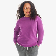 Women's fit cozy fleece sweatshirt