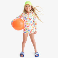 Kids swim shortie in under the sea