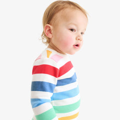 Baby sweatshirt in candy stripe