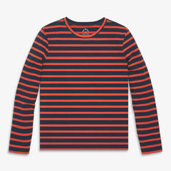 Women's fit long sleeve everyday tee in stripe