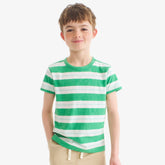 Kids heathered tee in multi stripe