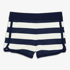Kids swim short in stripe