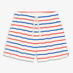 Kids park short in stripe
