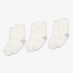 Kids crew sock 3-pack in solid colors