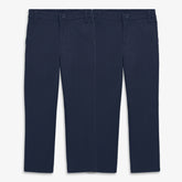 Kids stretch chino elastic-back pant 2-pack