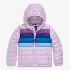 Kids lightweight puffer jacket in stripe