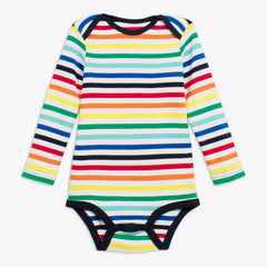 Clearance babysuit in rainbow stripe
