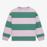 Kids long sleeve easy tee in rugby stripe