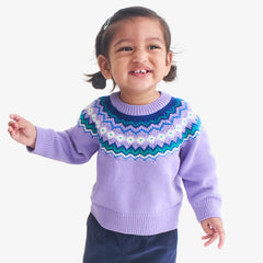 Baby fair isle sweater
