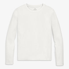 Women's fit long sleeve rib tee