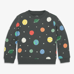 Kids sweatshirt in rainbow galaxy