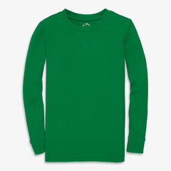 Clearance kids organic long sleeve pj top in spring seasonal colors