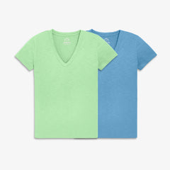 Women's fit classic v-neck tee 2-pack