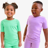 Kids organic short sleeve PJ top