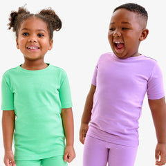Kids organic short sleeve PJ top