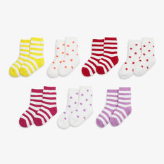 Clearance baby sock 7-pack in star