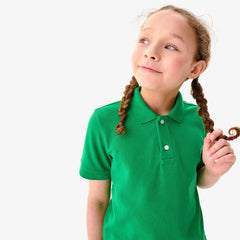 Kids short sleeve pique polo