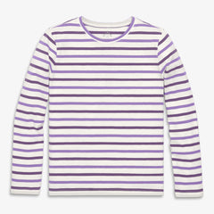 Women's fit long sleeve everyday stripe tee