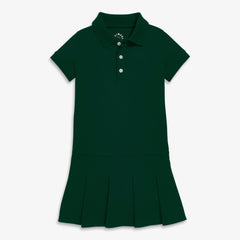 Kids short sleeve pique polo dress