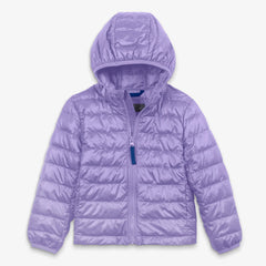 Kids lightweight puffer jacket in seasonal colors