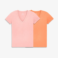 Women's fit classic v-neck tee 2-pack