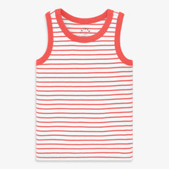 Kids rib tank in stripe