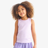 Kids rib tank in stripe
