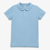 Kids short sleeve peter pan polo