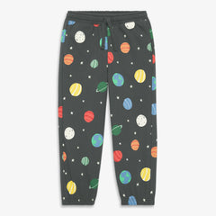 Kids sweatpant in rainbow galaxy