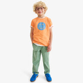 Kids garment dyed stretch chino pocket pant