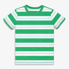 Kids heathered tee in multi stripe