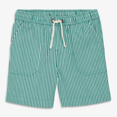 Kids stretch chino short in boardwalk stripe