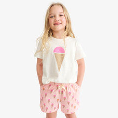 Kids park short in ice cream cones