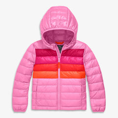 Kids lightweight puffer jacket in stripe