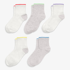 Kids quarter sock 5-pack