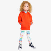 Kids legging in candy stripe