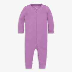 Kids organic zip romper