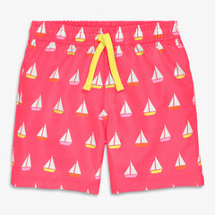 Kids swim trunk in sailboats