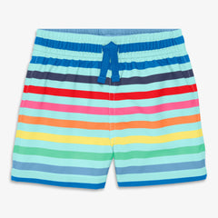 Baby swim trunk in spring stripe