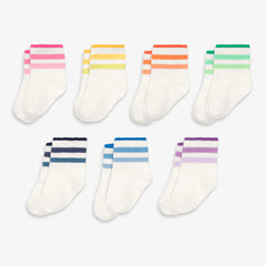 Baby tonal ringer sock 7-pack