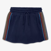 Clearance kids rainbow trim drawstring pocket skort