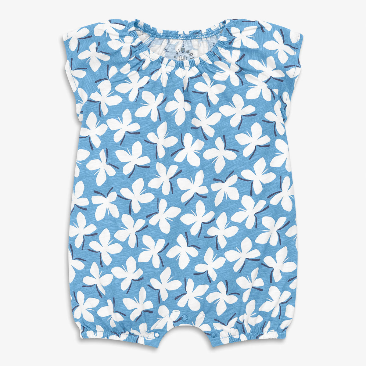 Baby flutter sleeve shortie in butterflies