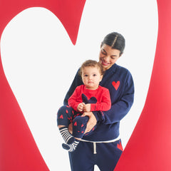 Baby jogger in confetti hearts